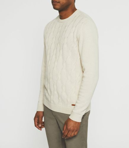 Pull col rond laine-cachemire BENITO - IZAC - Modalova