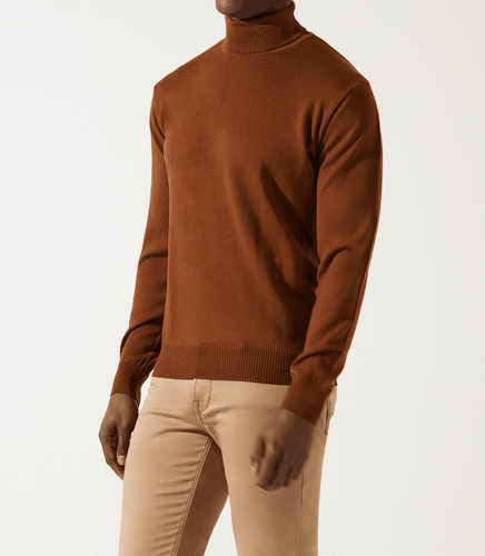 Pull col roulé 100% mérinos - IZAC - Modalova