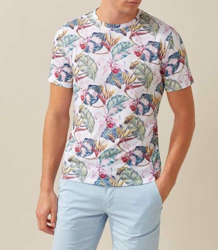 T-shirt col rond imprimé ''Xeu'' - IZAC - Modalova