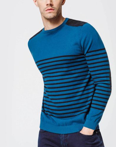 IZAC - Pull Rayé Bleu - Izac - Modalova