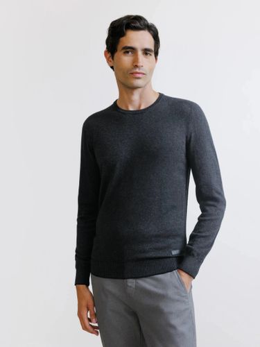 IZAC - Pull col rond anthracite - IZAC - Modalova