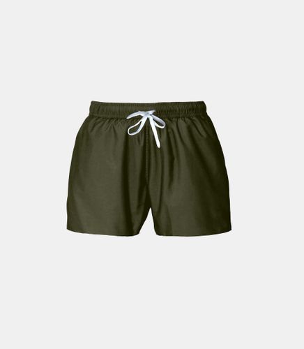 Maillot de bain uni kaki ''Wallas'' - IZAC - Modalova