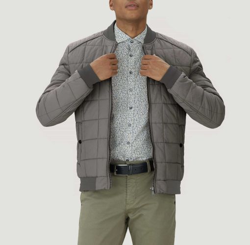 Blouson matelasse léger kaki ''Timeo'' - IZAC - Modalova