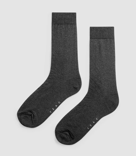 Chaussettes fil d'Ecosse anthracite RSEY - IZAC - Modalova