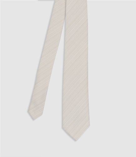 Cravates à rayures écru TU - Izac - IZAC - Modalova
