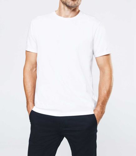 IZAC - T-shirt col rond blanc - Izac - Modalova