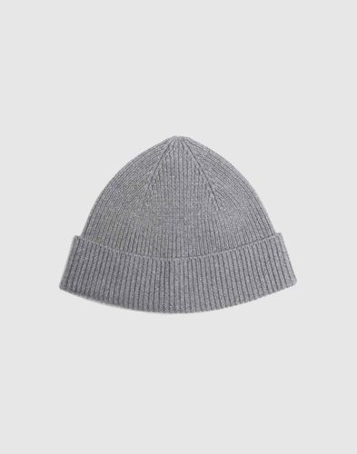 IZAC - Bonnet maille gris chiné - Izac - Modalova