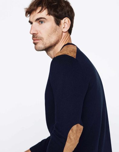 Pull marine coudières camel ''Nefertiti'' - Izac - Modalova
