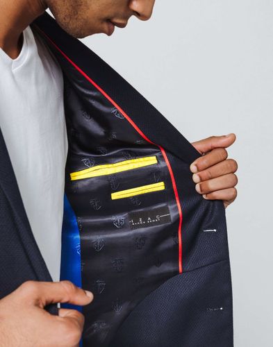 IZAC - Veste Casual Navy Coudières - Izac - Modalova