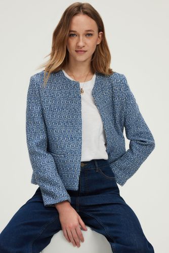 Veste courte en tweed bicolore - RONISE - Couleur : - Taille : - Pablo - Modalova