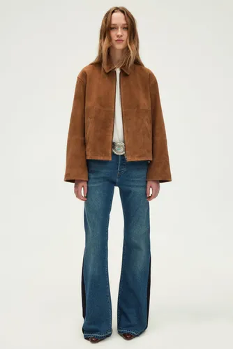 Blouson en cuir velours - ROSELLA - Couleur : - Taille : - Pablo - Modalova