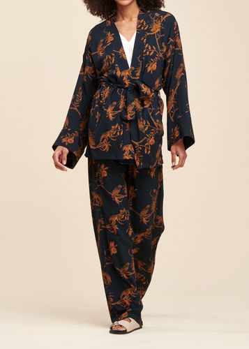 Veste kimono légère en viscose Ecovero - La Fée Maraboutée - Modalova