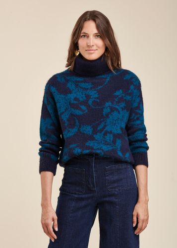 Pull jacquard col roulé - La Fée Maraboutée - Modalova