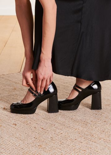 Babies noires vernis à talons - La Fée Maraboutée - Modalova