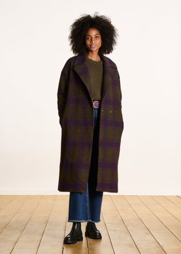 Manteau long à carreaux et - La Fée Maraboutée - Modalova