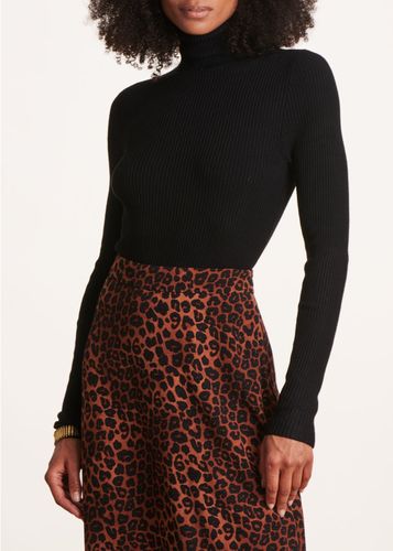 Pull chaussette noir à col roulé - La Fée Maraboutée - Modalova