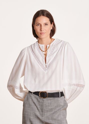 Top manches longues en voile de coton biologique - La Fée Maraboutée - Modalova
