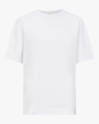 Lena Oversized T-Shirt in White - Ninety Percent - Modalova