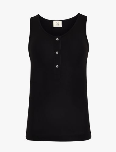 Tristan Vest in Black - Ninety Percent - Modalova