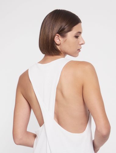 Gato Open Back Tank in - Organic Cotton - Ninety Percent - Modalova