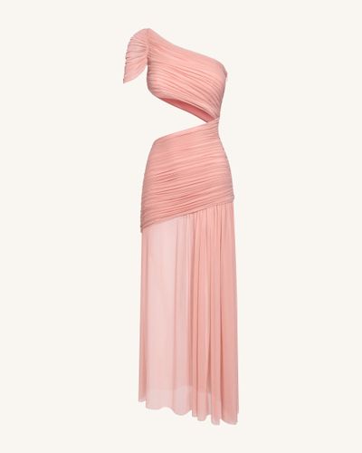 Robe en maille plissée Mia - Rose poudré - JW PEI - Modalova