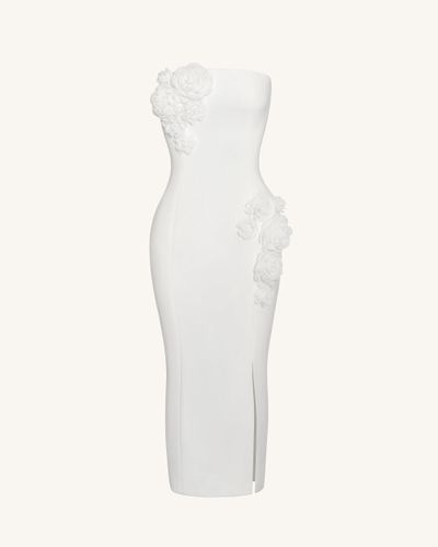 Robe Cocktail Perfection Pétale - Blanche - JW PEI - Modalova