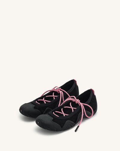 Caitlin Chaussures de ballerine à lacets - Noir - JW PEI - Modalova