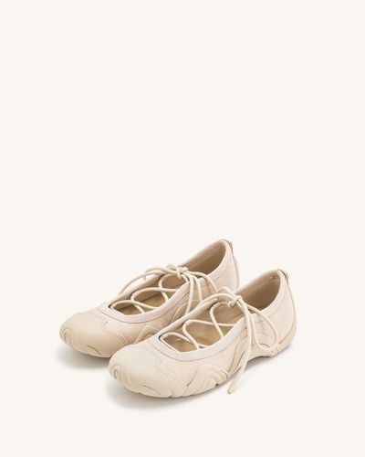 Baskets Ballerines à Lacets Caitlin - Beige - JW PEI - Modalova