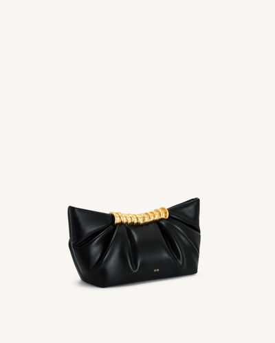 Pochette plissée Leia - Noir - JW PEI - Modalova