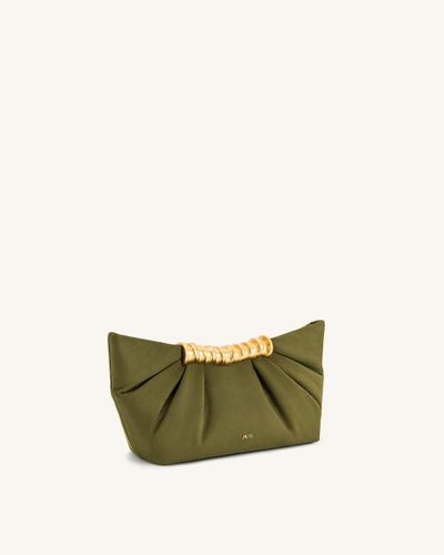 Pochette plissée Leia - Olive foncé - JW PEI - Modalova