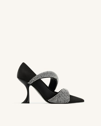 Escarpins Sara en Cristal Artificiel - Noir - JW PEI - Modalova