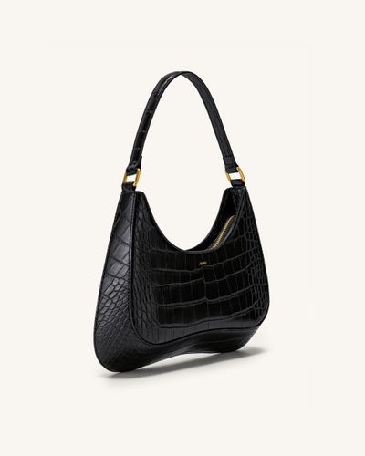 Sac Bandoulière Ruby - Noir Effet Croco - JW PEI - Modalova