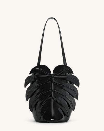 Sac à bandoulière forme feuille Cecelia - Noir - JW PEI - Modalova