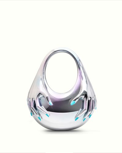 Sac à main avec poignée en forme de main – Argent - JW PEI - Modalova