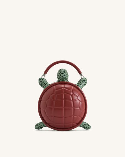 Sac à Main Ava en Forme de Tortue - Marron - JW PEI - Modalova
