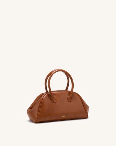 Veda Sac bowling finition vintage - Marron selle - JW PEI - Modalova