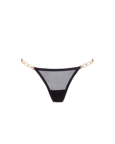 Calypso Thong Black/Gold - Bluebella - Modalova