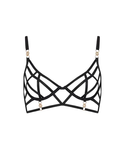 Bluebella Shirin Open Strappy Bra Black - 30A - Bluebella - US - Modalova