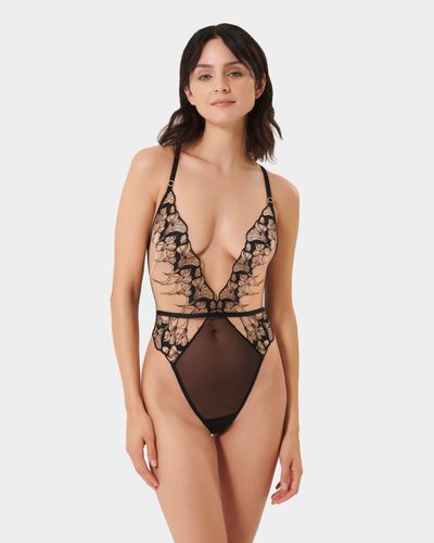 Kalmia Soft Body Black/Sheer - Black / S - Bluebella - US - Modalova