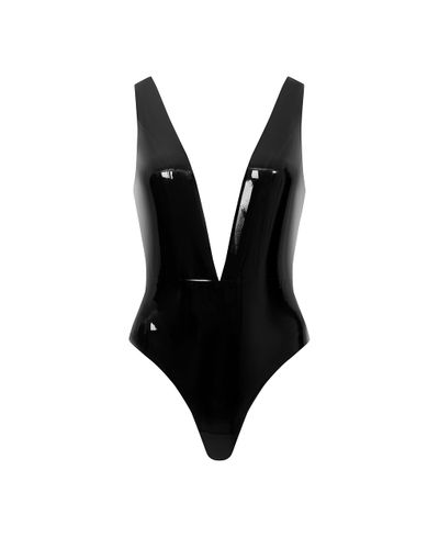 Bluebella Latex Bodysuit Black - L - Bluebella - US - Modalova
