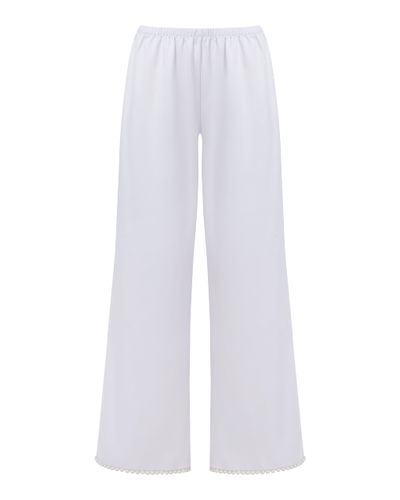 Bluebella Pearl Luxury Satin Trousers /Pearl - XXS - Bluebella - US - Modalova