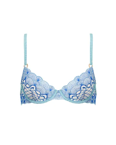 Bluebella Elina Wired Bra Egyptian Blue/Island Paradise Blue/Sheer - 30A - Bluebella - US - Modalova