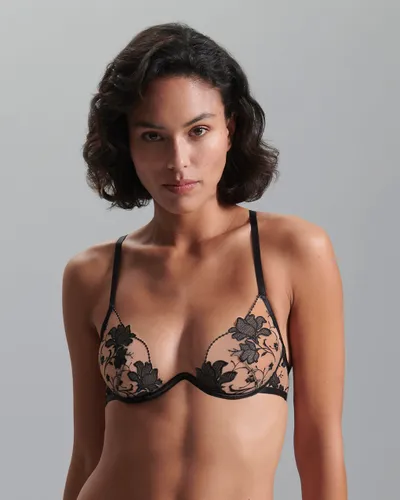 Yvette Embroidered Sheer Bra Black - Black / 32A - Bluebella - US - Modalova