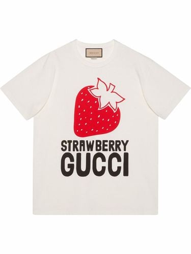GUCCI - Cotton Logo T-shirt - Gucci - Modalova