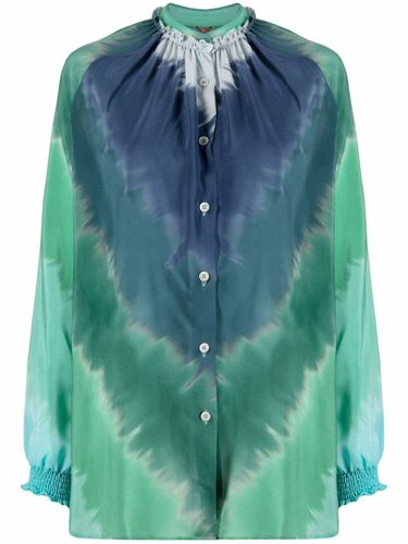 Silk Tie-dye Print Shirt - For restless sleepers - Modalova