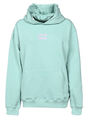 Cotton Oversized Logo Hoodie - Livincool - Modalova