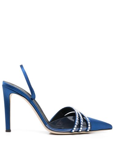 Leather Crystals Mules - Giuseppe Zanotti Design - Modalova