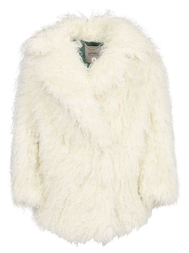 BECAGLI - Mohair Fur Caban Coat - Becagli - Modalova