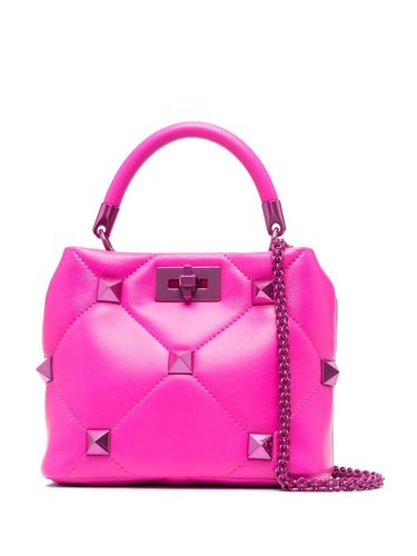 Roman Stud Small Leather Handbag - Valentino Garavani - Modalova