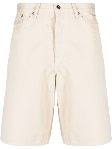 OFF-WHITE - Utility Cotton Shorts - Off-White - Modalova
